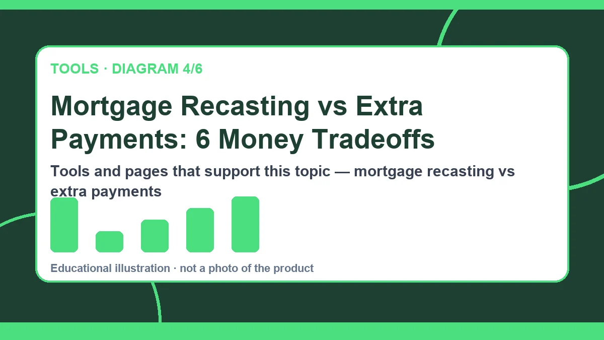 mortgage recasting vs extra payments diagram 4